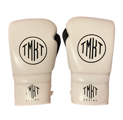 White and Black Boxing Gloves (14oz)